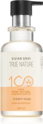 Actual product image Vivian Gray Cedar & Patchouli Nourishing Cream Soap - 300 ml (300 ml)