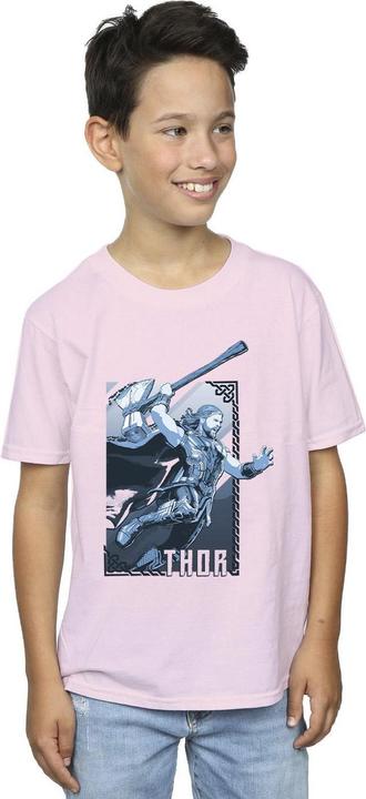 Actual product image Boys Thor Love And Thunder Attack T-Shirt (140, 146)