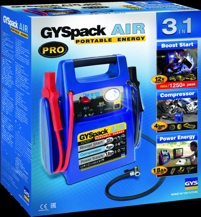 Immagine prodotto GYS Caricabatterie Gyspack Air 400 (1250 A, 18000 mAh)
