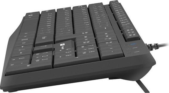 Produktbild Genesis NATEC Keyboard Nautilus US slim black (Eng. Int., Kabelgebunden)