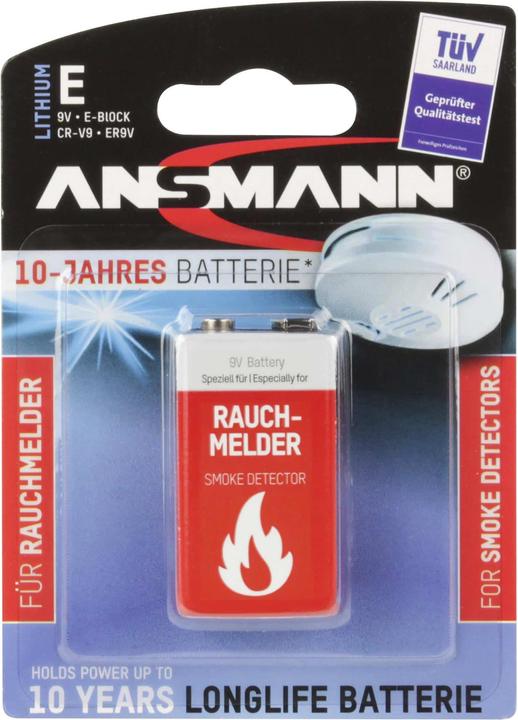 Ansmann E-Block (1 Stk., 9V Block, 1100 mAh)