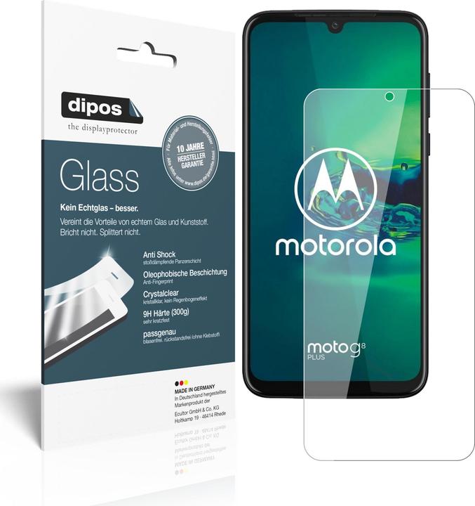 Image du produit Dipos Film de Protection d’écran Anti-Shock (2 pièce(s), Motorola Moto G8 Plus)