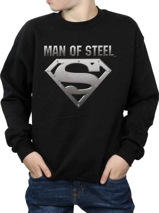 Produktbild Superman Man Of Steel Shield Sweatshirt Jungen (152, 158)