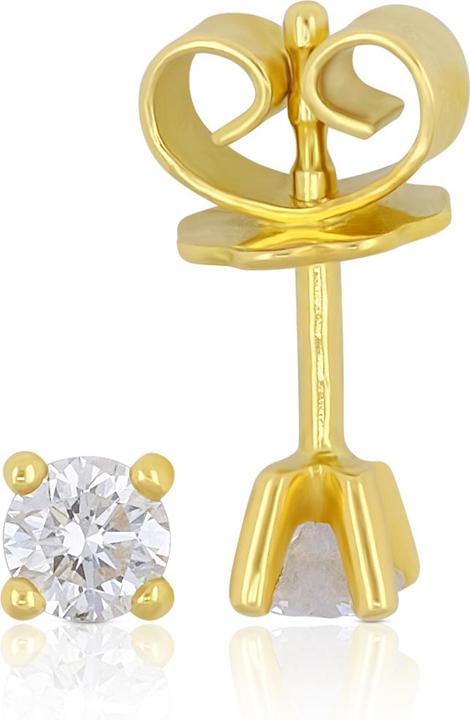 Actual product image Muau Stud earrings (750/18 K Yellow gold)