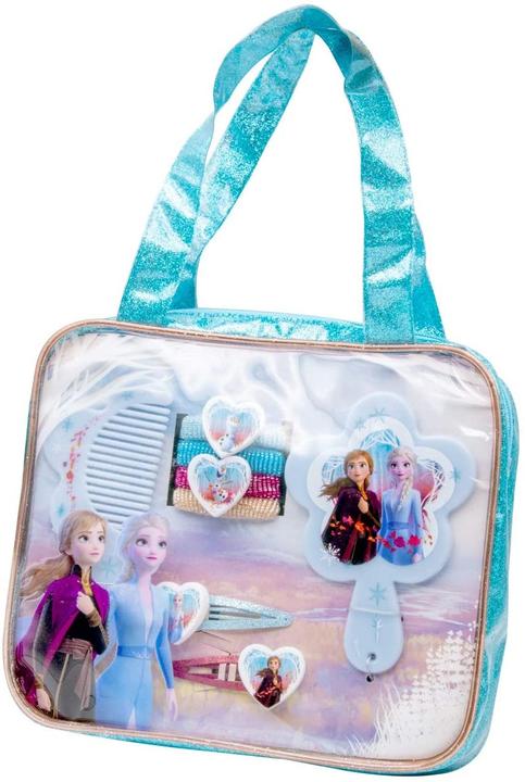 Actual product image Disney Interactive Studios Frozen 2 hair accessories set in glitter bag