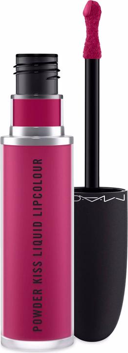 Actual product image MAC Cosmetics Powder Kiss Liquid Lipcolour (986 Make It Fashun!)