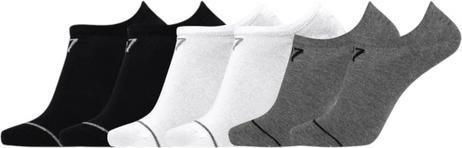 CR7 Socken Footies Bamboo 6er Pack Schwarz/Weiss/Grau (pack of 6, 40 - 46)