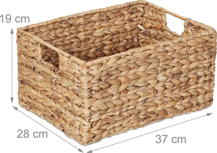 Actual product image Relaxdays Storage basket (1 x, 28 x 37 x 19 cm)