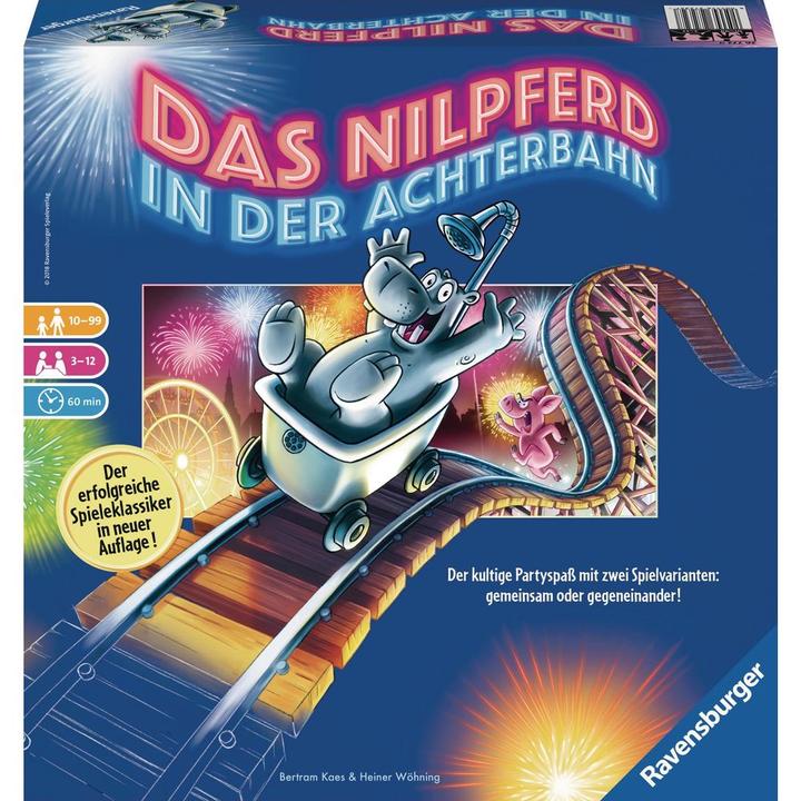 Actual product image Ravensburger Parlour game The hippo in the roller coaster (German)