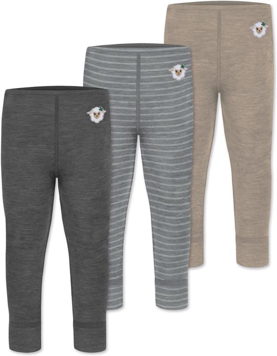 Normani 3er Pack Baby Merino Hose Unterhose „Tihoi" - 9509