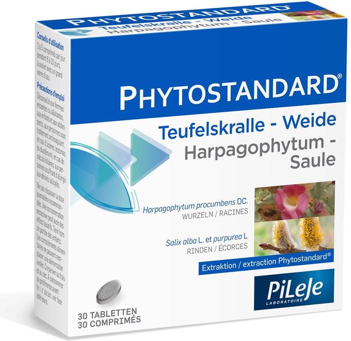 Produktbild Phytostandarts Teufelskralle-Weide (30 Stück, Tabletten, 34 g)