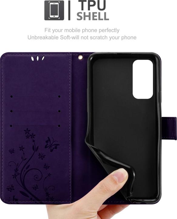 Immagine prodotto Cadorabo Copertina del libro a fiori (OnePlus Nord 2 5G)