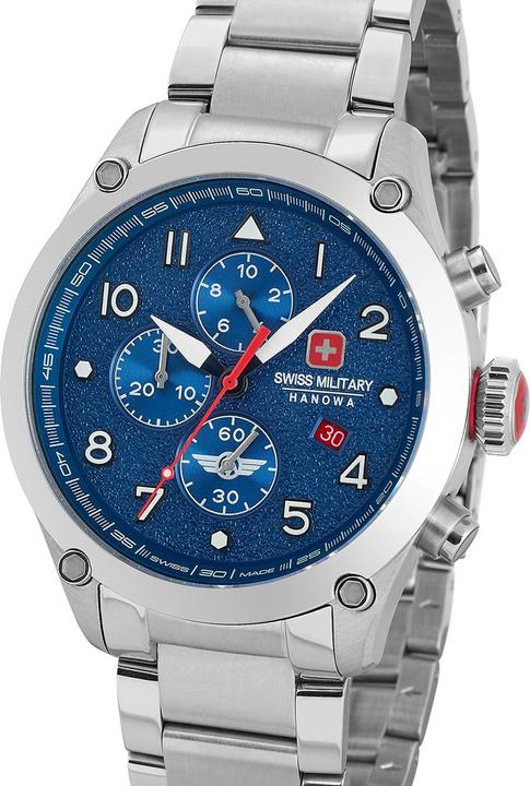 Produktbild Swiss Military Hanowa SMWGI2101502 Nightflighter Chrono 44mm (Chronometer, 44 mm)