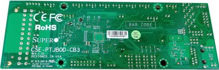 Actual product image Supermicro CSE-PTJBOD-CB3:Power control board