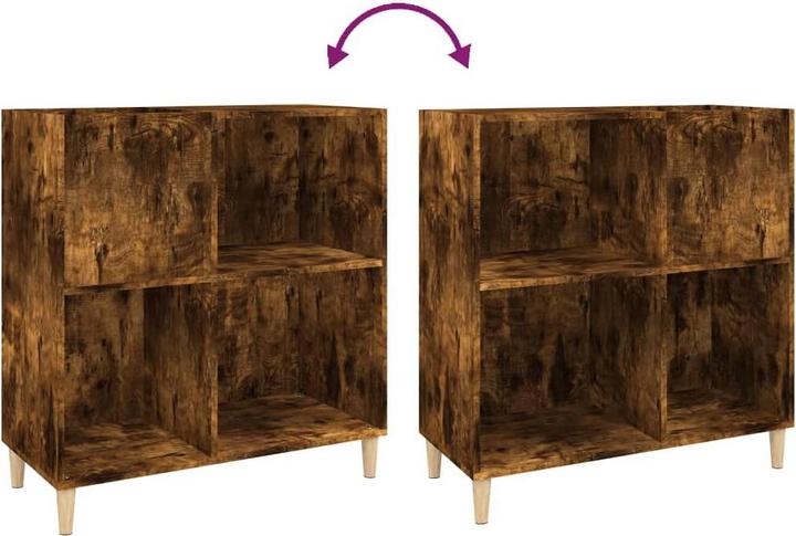 Produktbild VidaXL Plattenschrank Räuchereiche 84,5x38x89 cm Holzwerkstoff