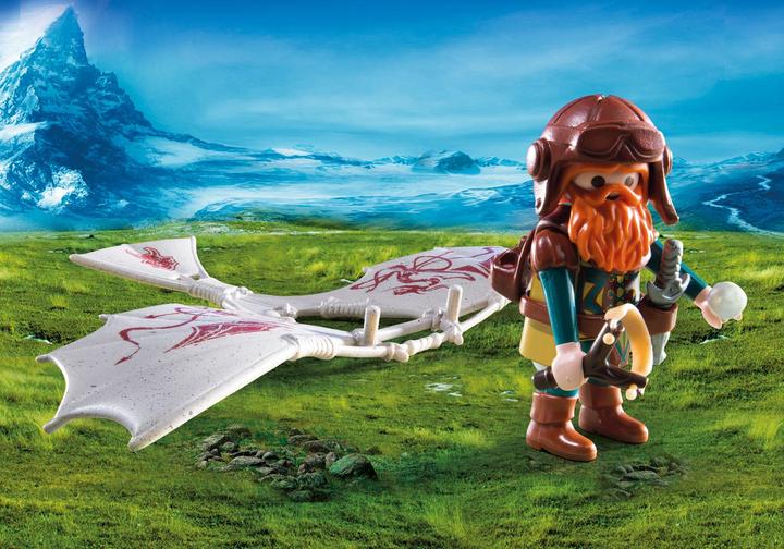 Actual product image Playmobil Dwarf flying machine (9342, Playmobil History)
