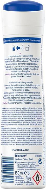 Energie-Label NIVEA Fresh Sensation (Spray, 150 ml)