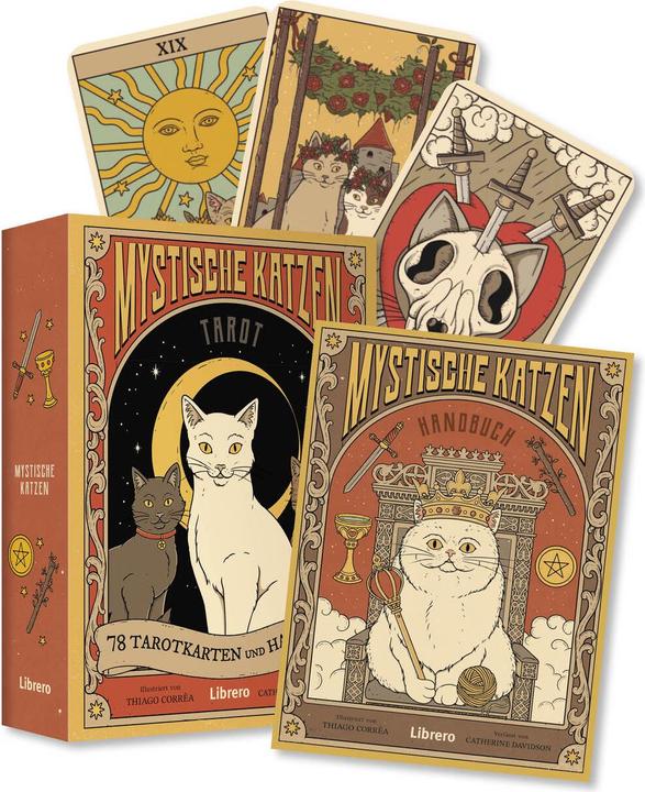 Produktbild Librero Tarot Mystische Katzen (Deutsch, Davidson Catherine, 2024)