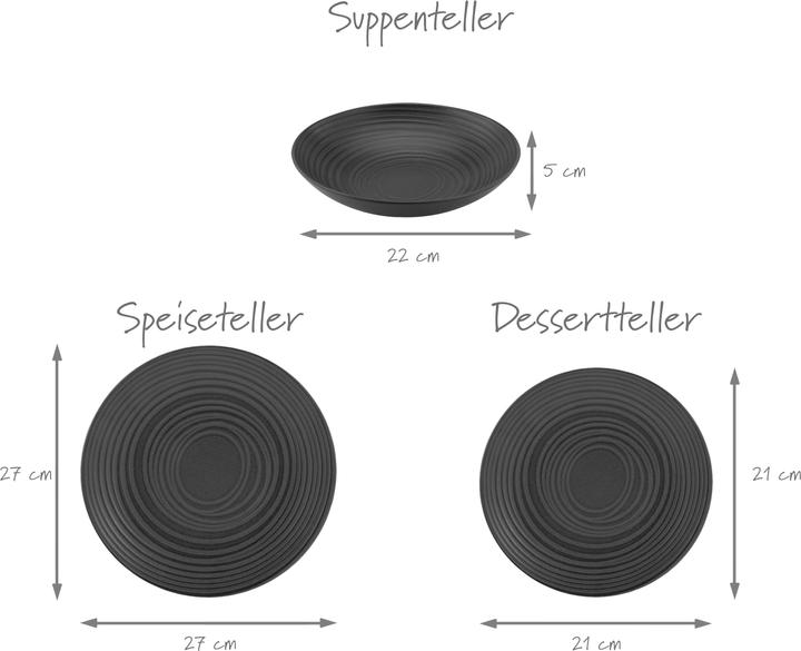 Produktbild CreaTable Lava Stone (12 Stück)