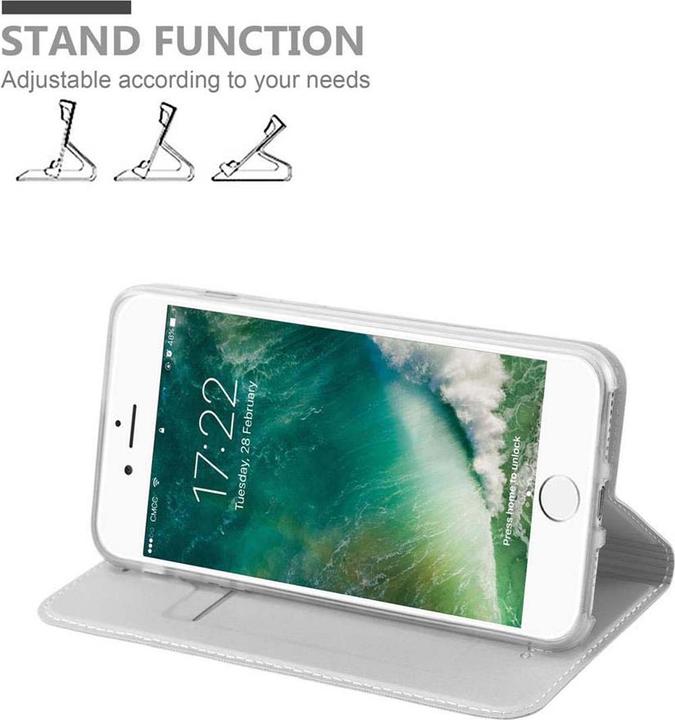 Produktbild Cadorabo Book Classy Style Cover (Apple iPhone 7 Plus, Apple iPhone 7s Plus)