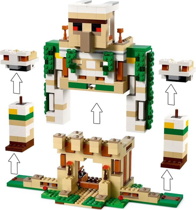 Image du produit LEGO 21250 La forteresse du golem de fer (21250, LEGO Minecraft)