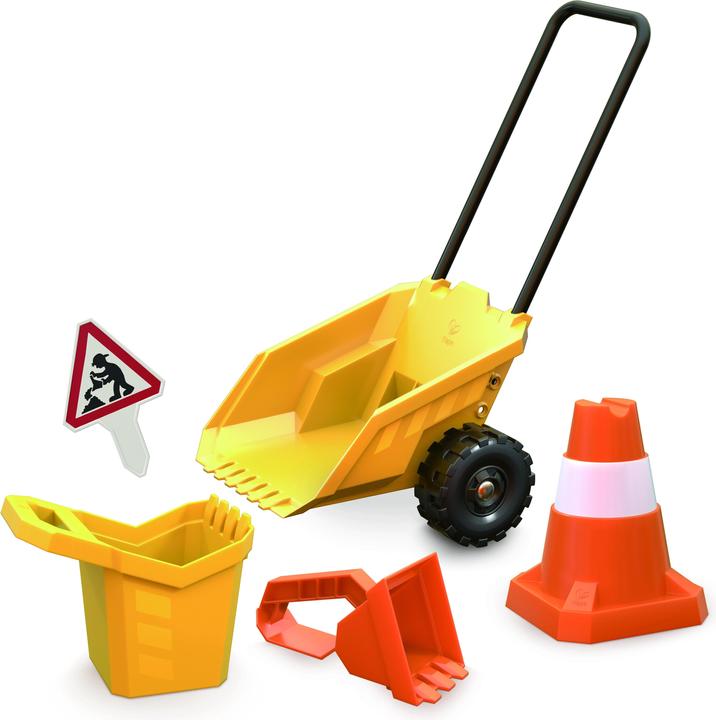 Produktbild Hape Sandspielzeug Set Baustelle mit Karre 5 Teile