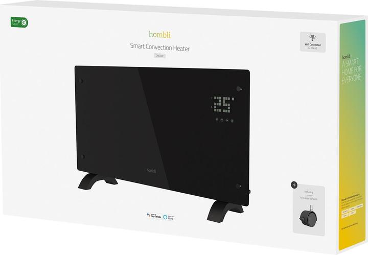 Immagine prodotto Hombli Riscaldatore a convezione in vetro 2000W (2000 W)