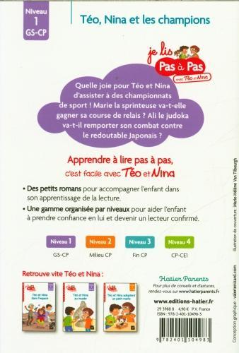 Immagine prodotto Téo, Nina et les champions du monde : niveau 1, GS, CP (Francese, Chavigny Isabelle, 2024)