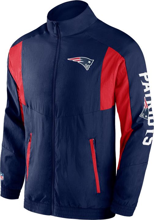 Actual product image Fanatics New England Patriots Foundation Crinkle Track Jacket - S (S)