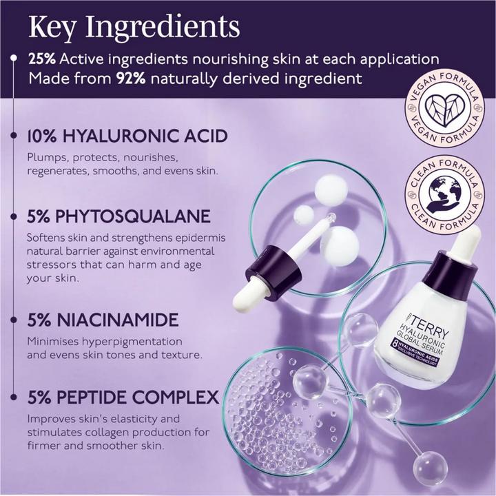 Actual product image By Terry Hyaluronic Global Serum (30 ml)