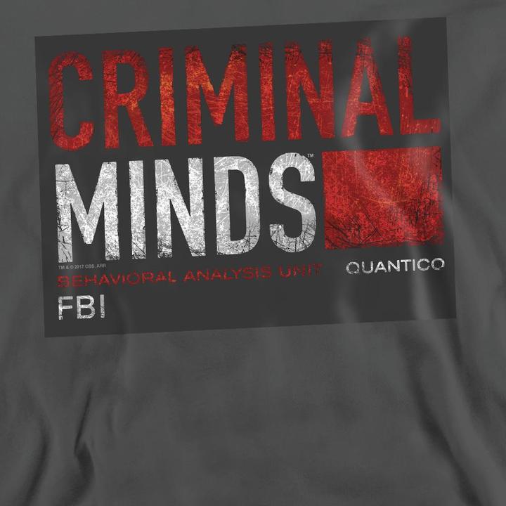 Immagine prodotto Criminal Minds Felpa Carta del Titolo Adulto Unisex (XL)