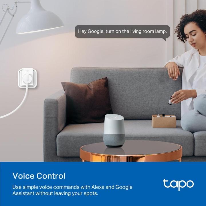 Immagine prodotto Abus TPLLTAPOP110 E - TP-Link Tapo P110 Smart Plug di tipo E Wi-Fi con monitoraggio energetico