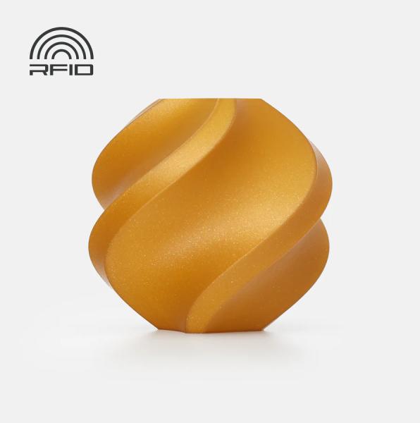 Immagine prodotto Bambu Lab - PLA Sparkle - Classic Gold Sparkle - 1.75mm (PLA, 1.75 mm, Oro)
