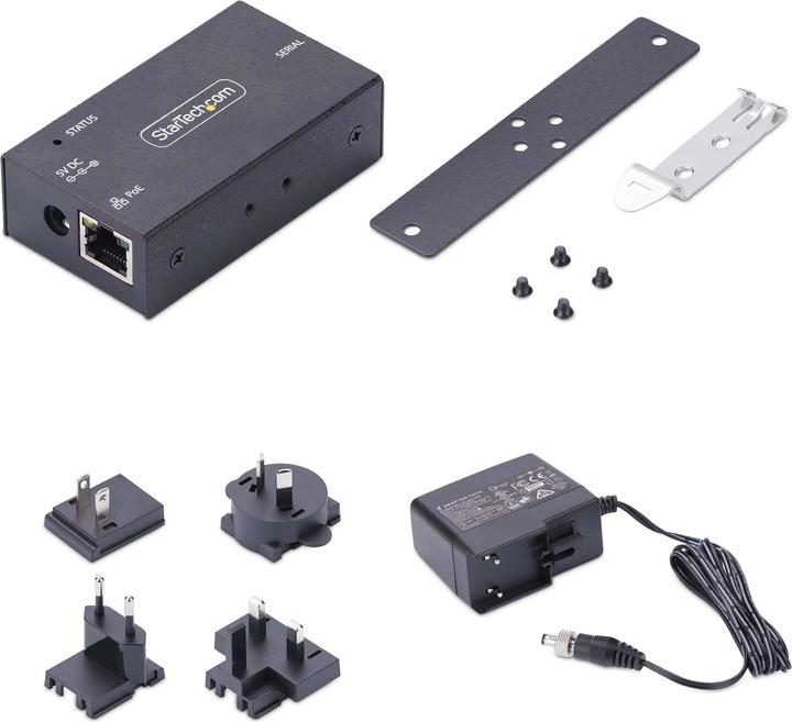 Image du produit StarTech com I13P-SERIAL-ETHERNET, IEEE 802.3af, IEEE 802.3i, IEEE 802.3u, 0 - 60 °C, -20 - 75 °C, 5