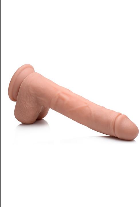 Immagine prodotto Curve Toys XLDildo vibrante e rimbalzante con ventosa e testicoli Beige