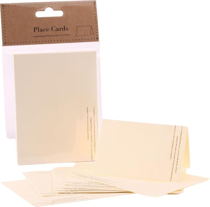 Produktbild Apac Gestreifte Tischkarten die Hochzeit (10erPack) (10 Stk.)