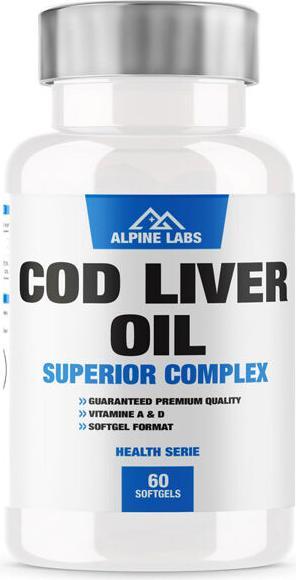 Alpine Labs Cod Liver Oil (60 Stück, Kapseln)