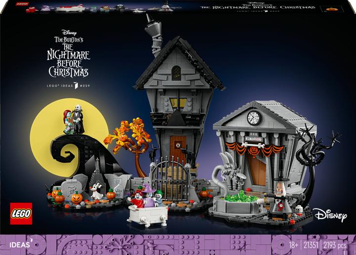 LEGO Nightmare Before Christmas (21351, LEGO Ideas, Set LEGO rari)
