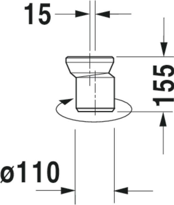 Produktbild Duravit Anschluss-Set Vario