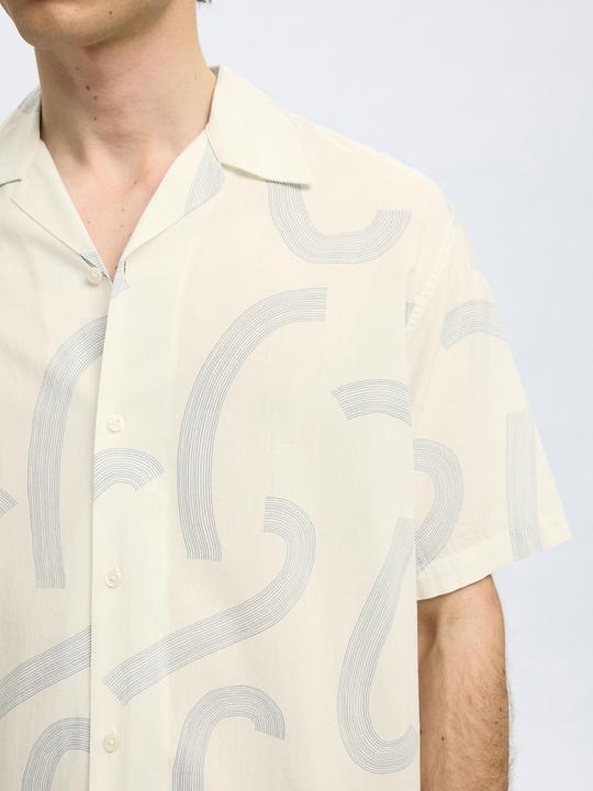 Produktbild Selected Homme Print Kurzarmhemd (L)
