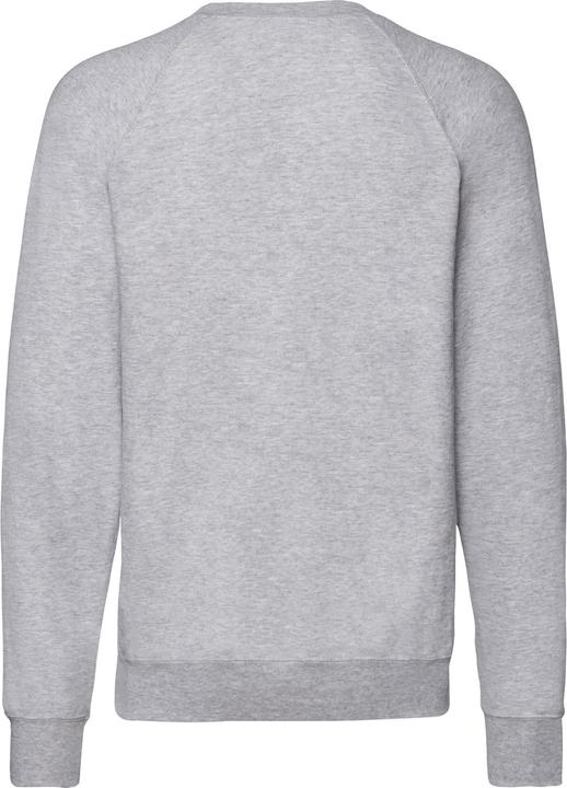 Actual product image Fruit of the Loom Unisex Adult Lightweight Raglan Sweatshirt (M)