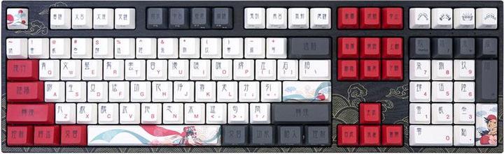Immagine prodotto Varmilo VEA108 Tastiera da gioco Beijing Opera, MX-Brown, LED bianco - Layout USA (US, Cablato)