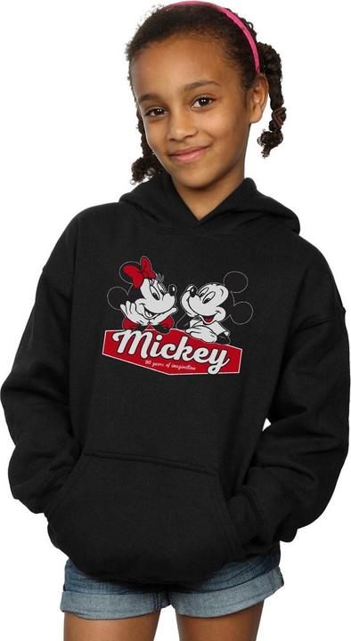 Immagine prodotto Disney Mickie And Minnie 90 Years Felpa con Cappuccio Ragazze (116)
