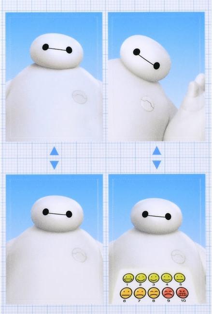 Produktbild Disney Baymax Fotoaufkleber Sticker Collection