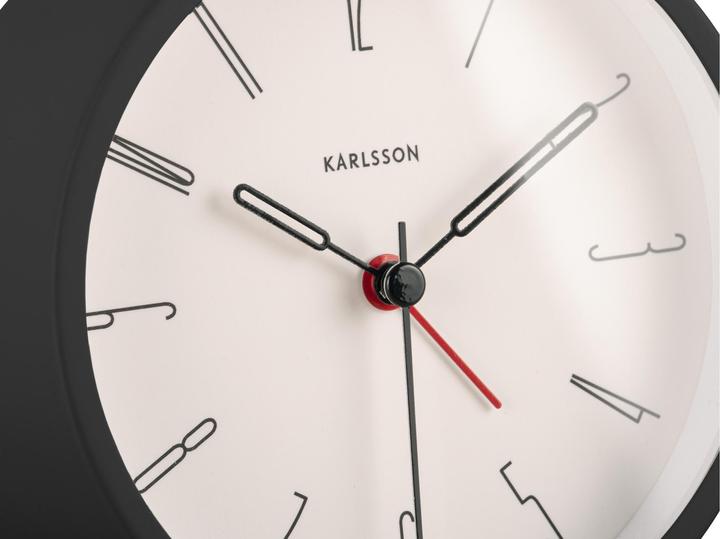 Actual product image Karlsson iron alarm clock belle numbers