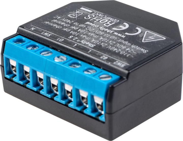 Produktbild Shelly Dual WLAN Schalter (Schaltaktor)