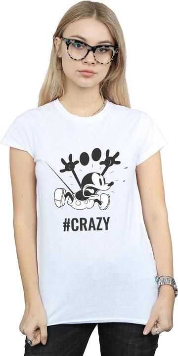 Immagine prodotto Disney Mickey Mouse #Crazy Maglietta Donna (S)