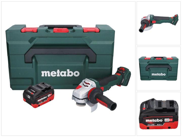 Immagine prodotto Metabo WVB 18 LTX BL 15-125 Smerigliatrice angolare a batteria rapida 18 V 125 mm Brushless + 1x batteria (125 mm)