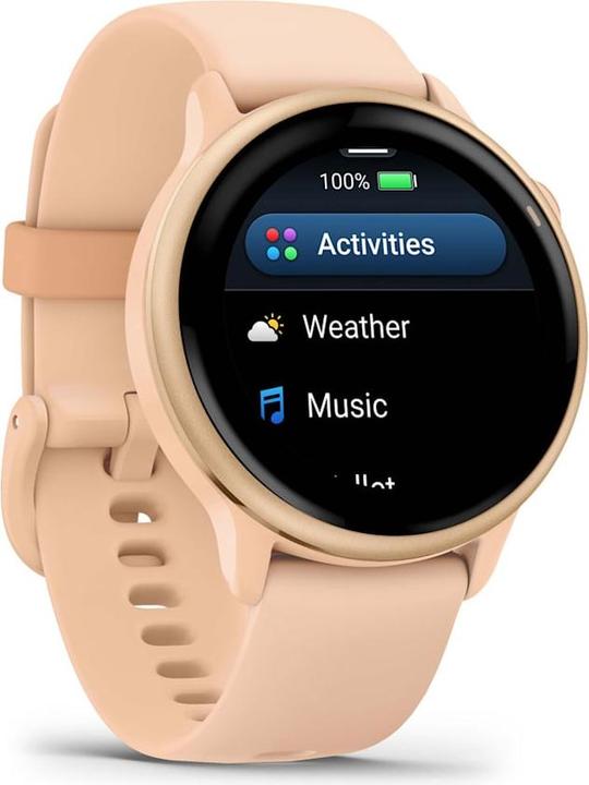 Produktbild Garmin vivoactive 6, GPS, Pink Dawn/ P. Dawn Metallic, WW (42.20 mm)