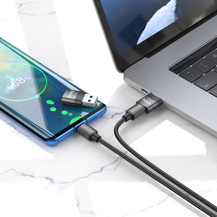 Actual product image Hoco USB-A (male) to USB-C (female) adapter (USB 3.2 Gen 1)